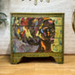 Bohemian Green & Gold: Revamped Harris Lebus MCM Chest of Drawers - MADE TO ORDER