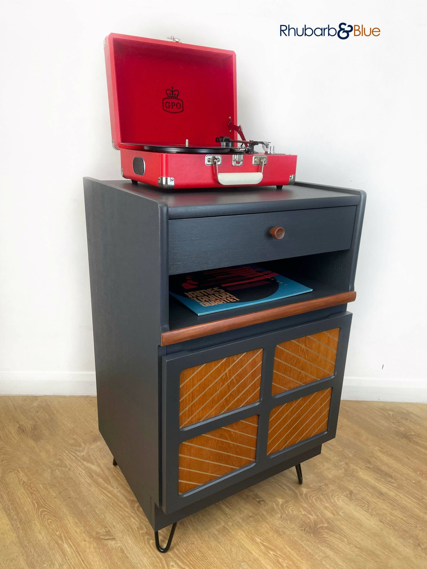 Nathan drinks / record cabinet