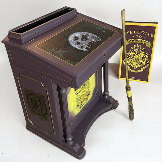 SOLD - Commissions on other pieces welcome, Harry Potter Themed Unique Desk