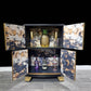 Art Deco Walnut Wine Cabinet