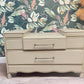 Storage chest of draws/vintage feel with faux crocodile effect