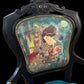 Striking, vintage occasional chair with Japanese style Geisha Girl design