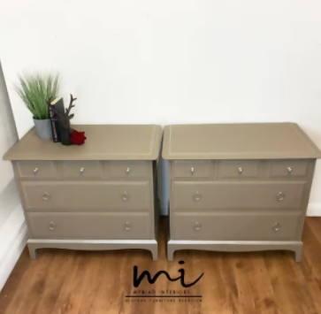 pair of stag pink drawers