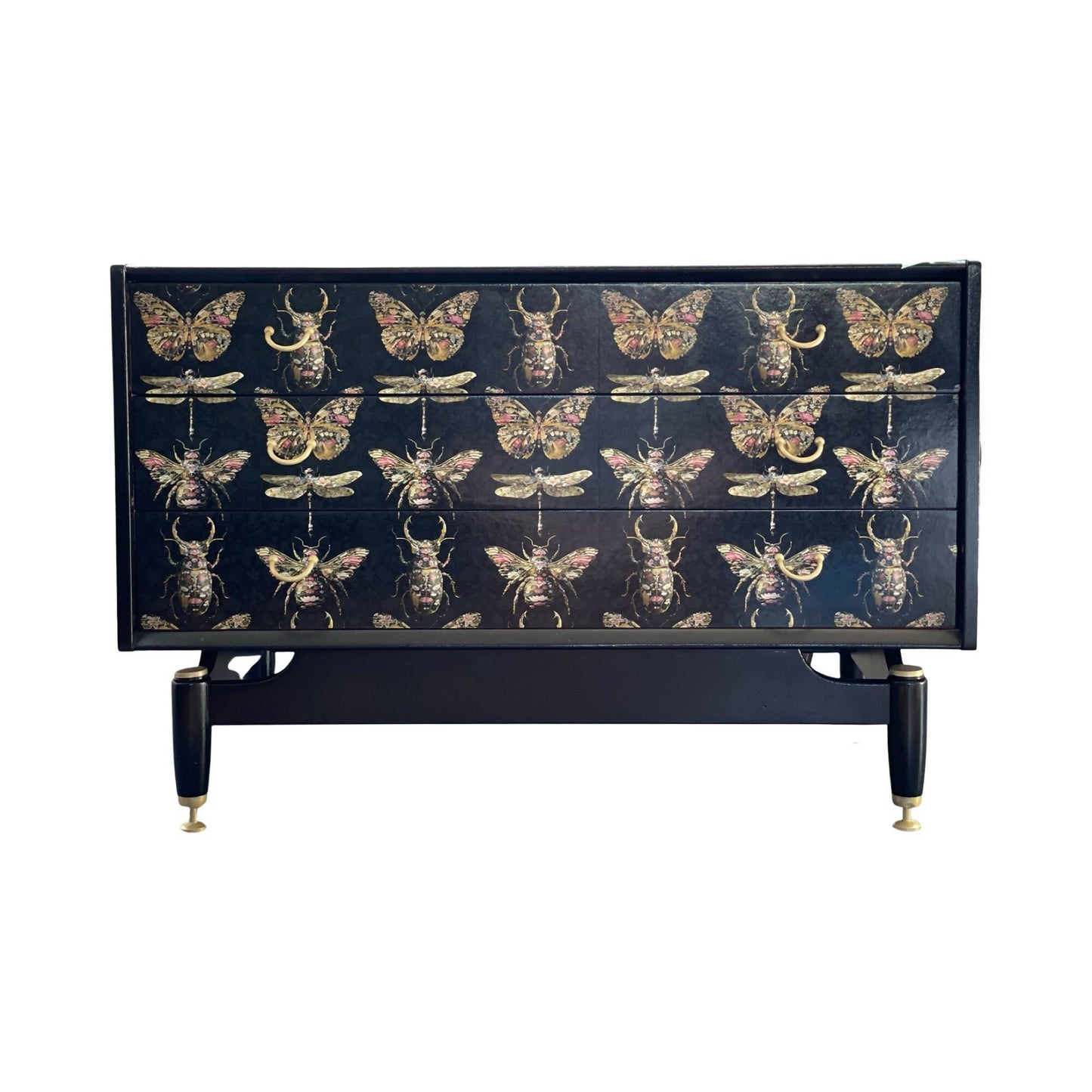 Dark G Plan Vintage Drawers Sideboard