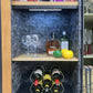 SOLD! Art Deco Style Cocktail, Drinks, Gin Cabinet in Black and Oak