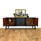 Large Rare G Plan Arcadia sideboard in black, dresser, console, cupboard, cabinet, TV media unit