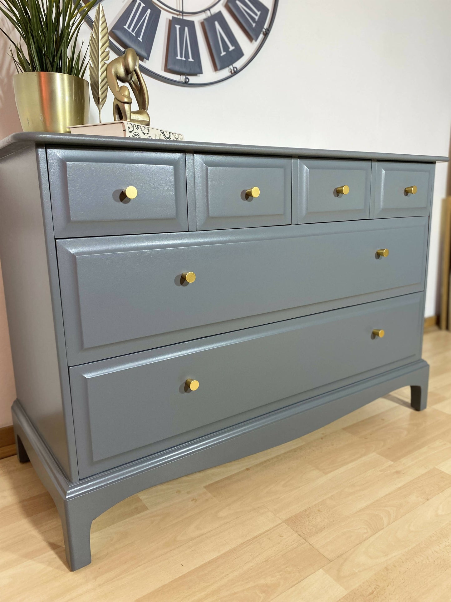 Vintage Stag Minstrel Chest of drawers