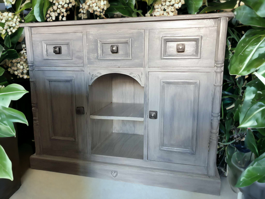 STUNNING UNIQUE OAK WHITE/GREY UNIT