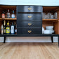 Elegant Black Strongbow vintage sideboard / drinks cabinet
