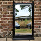 Large Vintage Navy Mirror