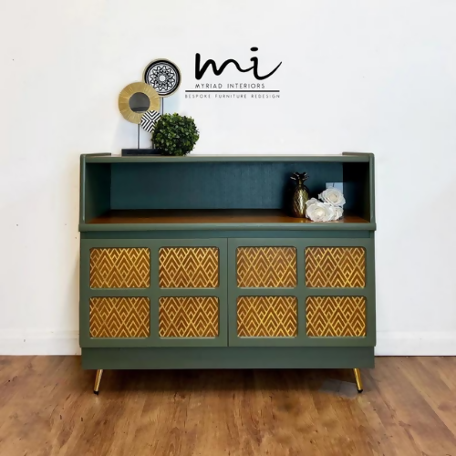 Nathan Sideboard, media unit, vintage tv stand, drinks cabinet, console, olive green, cupboard, retro, mid century modern - commissions available