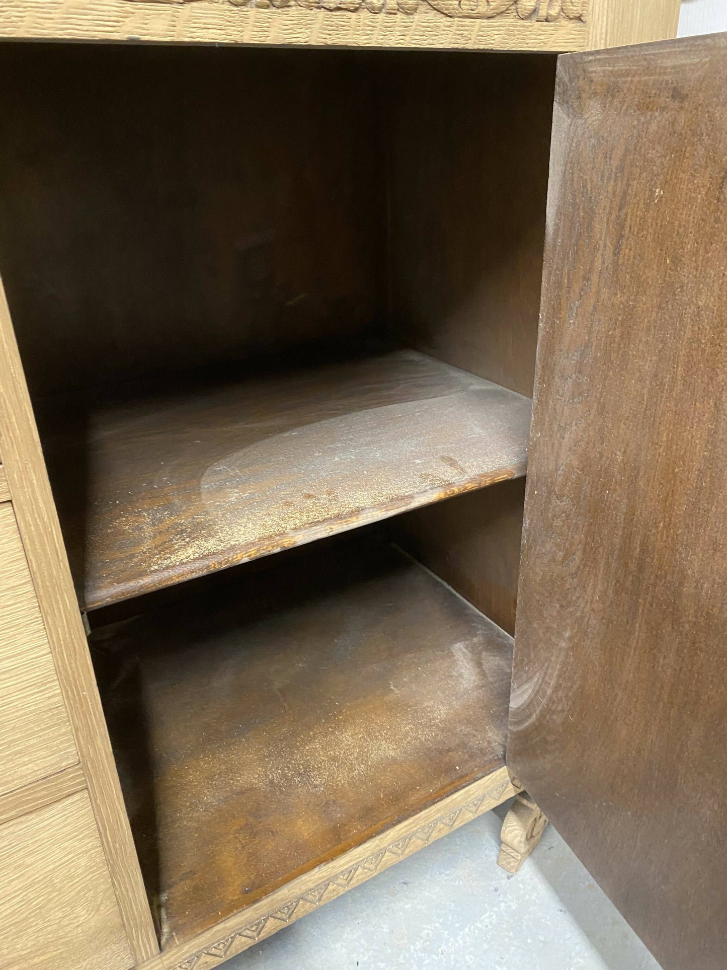 Stripped Oak Sideboard