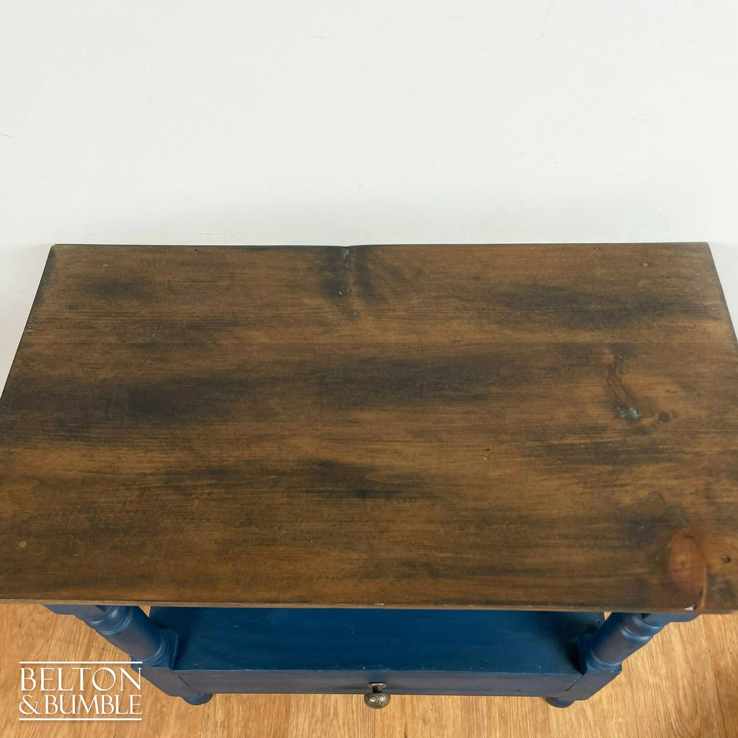 Blue rustic Console (1)