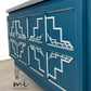 Refurbished Blue Nathan Sideboard