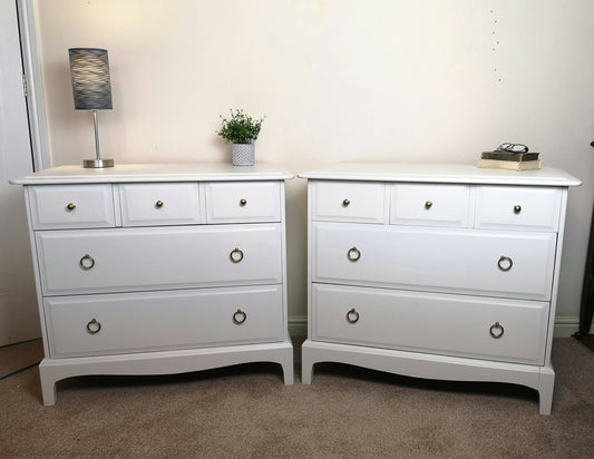 Pair of Vintage Stag Drawers Choose your Colour