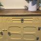 Vintage Yellow Welsh Dresser