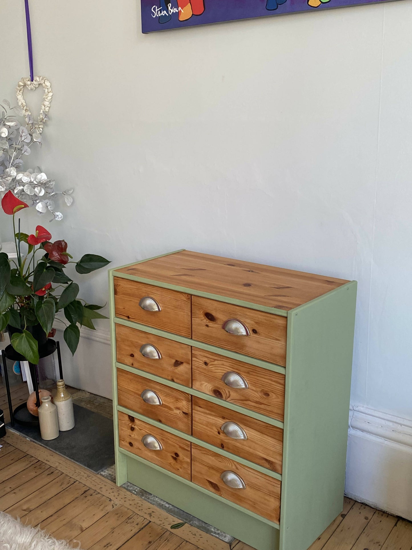 Vintage Merchants Chest of Drawers