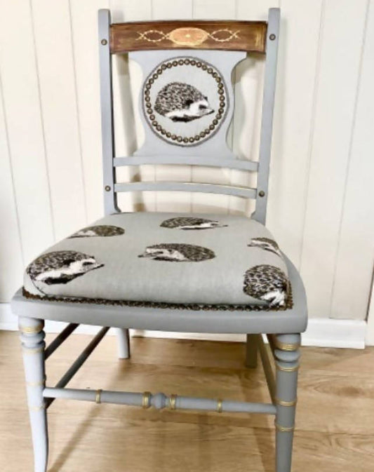 Vintage Grey Upcycled Occasional Chair