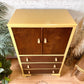 Hand-painted cabinet, Tallboy, Linen Cupboard, Linen Press, Upcycled Cupboard, Bedroom Storage, Kitchen Storage - MADE TO ORDER