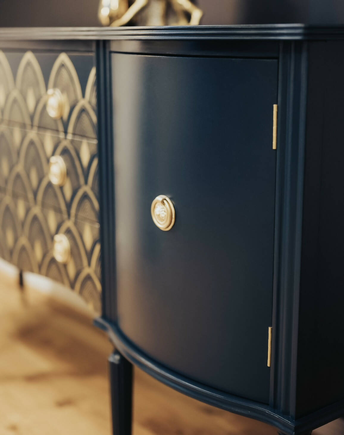 Isla Regency Style Serpentine Sideboard