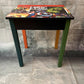 Old style School Desk up cycled with Funky Marvel Design