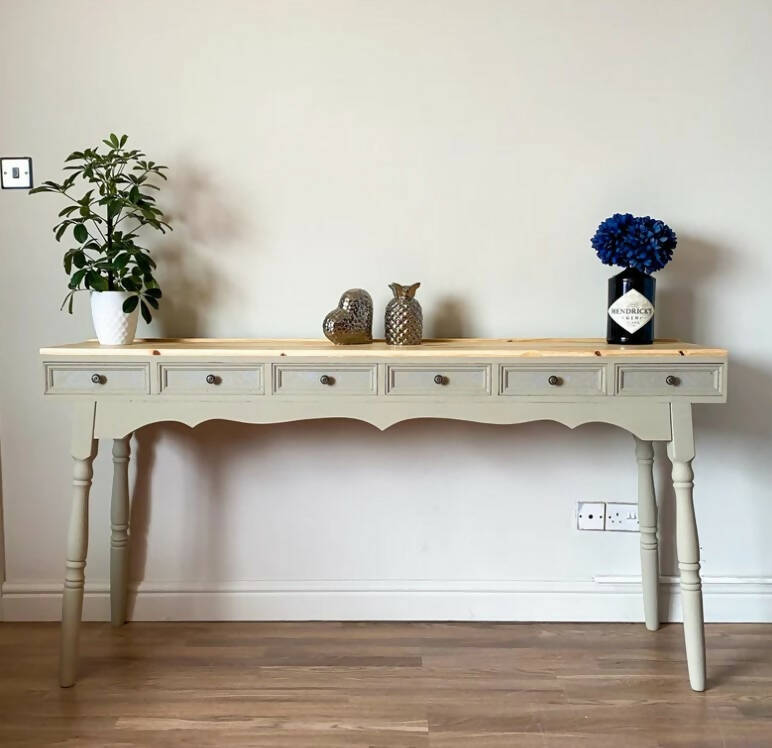 Vintage Carved Console Table