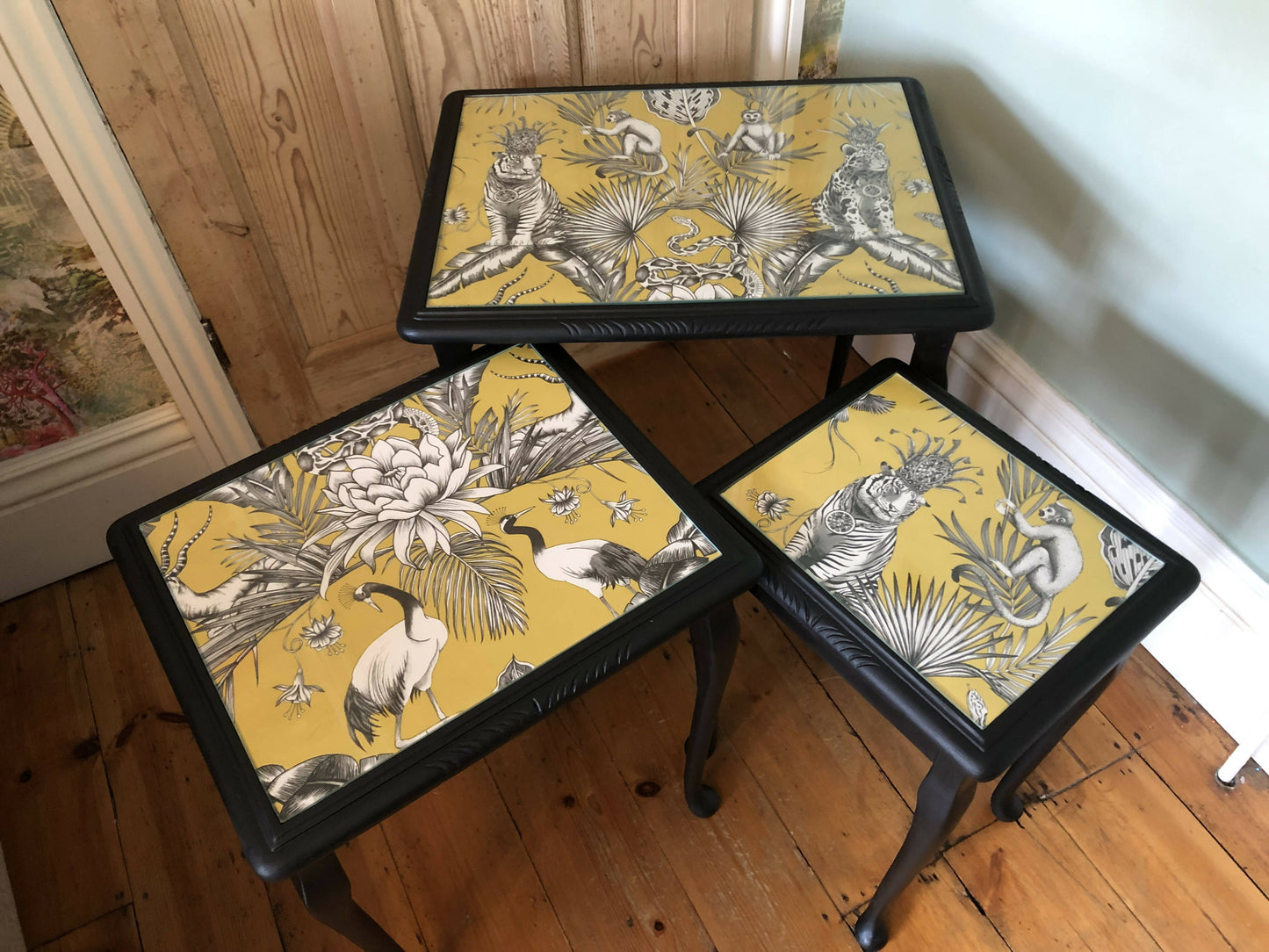 Up cycled nest of tables