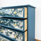 Chest of Drawers, Painted Pine Dresser, Blue Bedroom Furniture, Hallway Storage