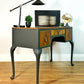 Writing Desk 1960s Mid Century With Queen Anne Legs And Drawers