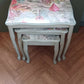 Nest of three upcycled tables