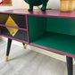 Purple console table