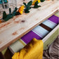 SOLD Country Garden Storage Bench
