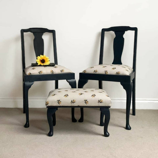 Oriental Vintage Dining Chairs