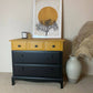 Funky 'Dipped' effect Refinished Stag Chest of Drawers