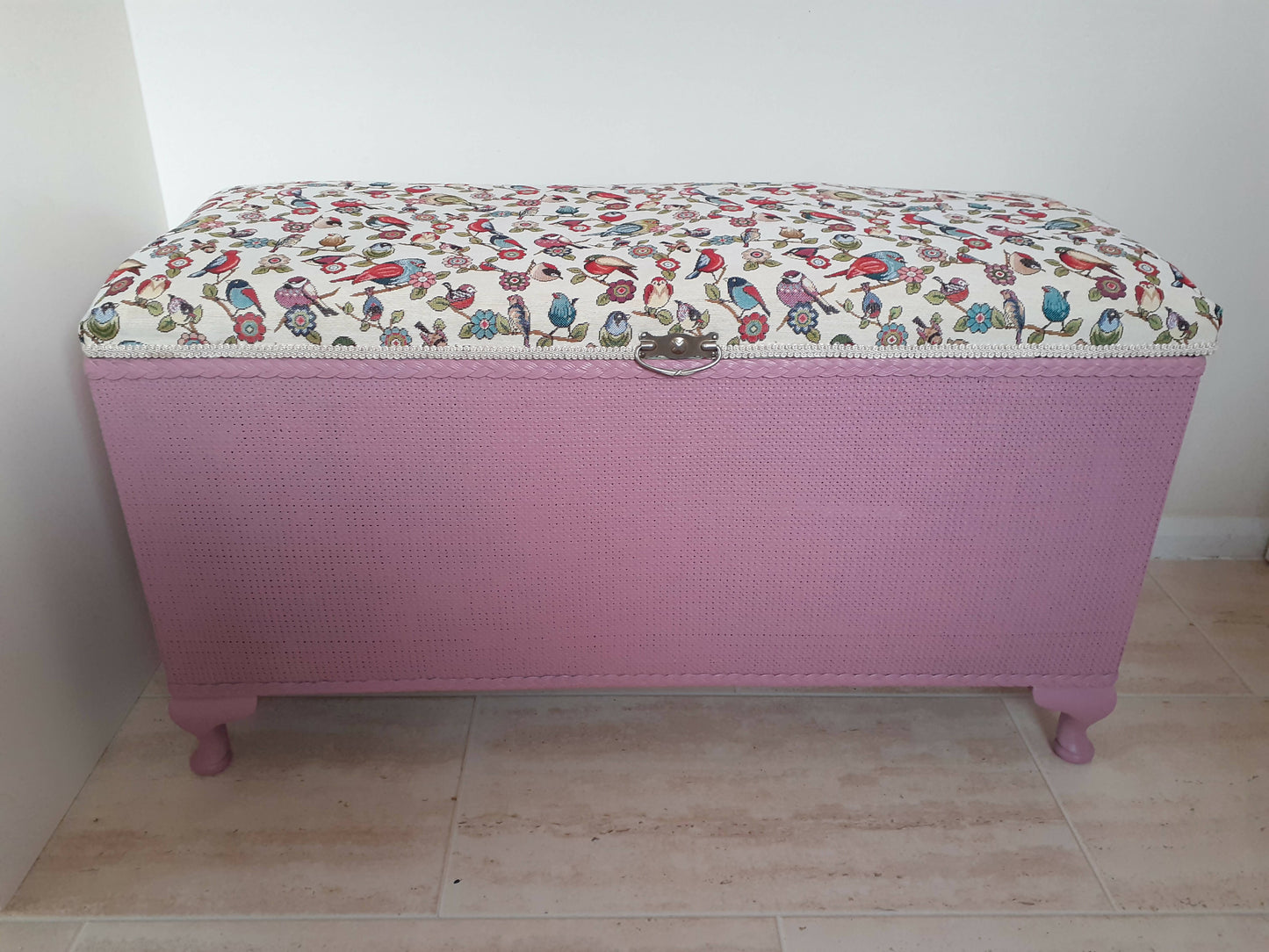 Lloyd Loom Vintage Ottoman