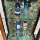 Sold - Vintage Black Gin/ Cocktail Drinks Cabinet