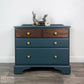 Blue Bedroom Vintage Drawers