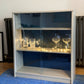 Howard E Gibbs Glass Fronted Bookshelf/Bookcase/Cocktail Cabinet. Mid -Century