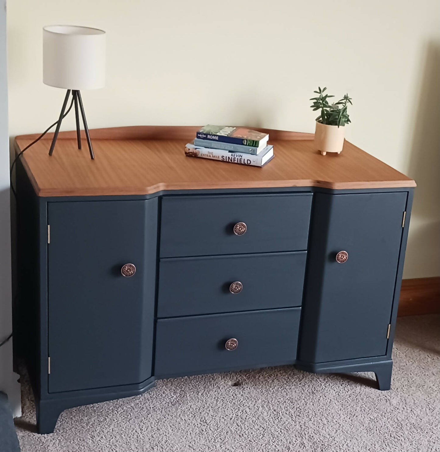 Blue Vintage Sideboard