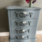 Unique slate grey drawer unit