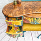 Queen Anne Painted Burr Walnut Bedroom Set - Dressing Table, Vanity, Desk, Sideboard and Stool, Statement, Maximalist MADE TO ORDER