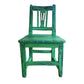 Vintage nursery chair - Chippy Paint - green and blue