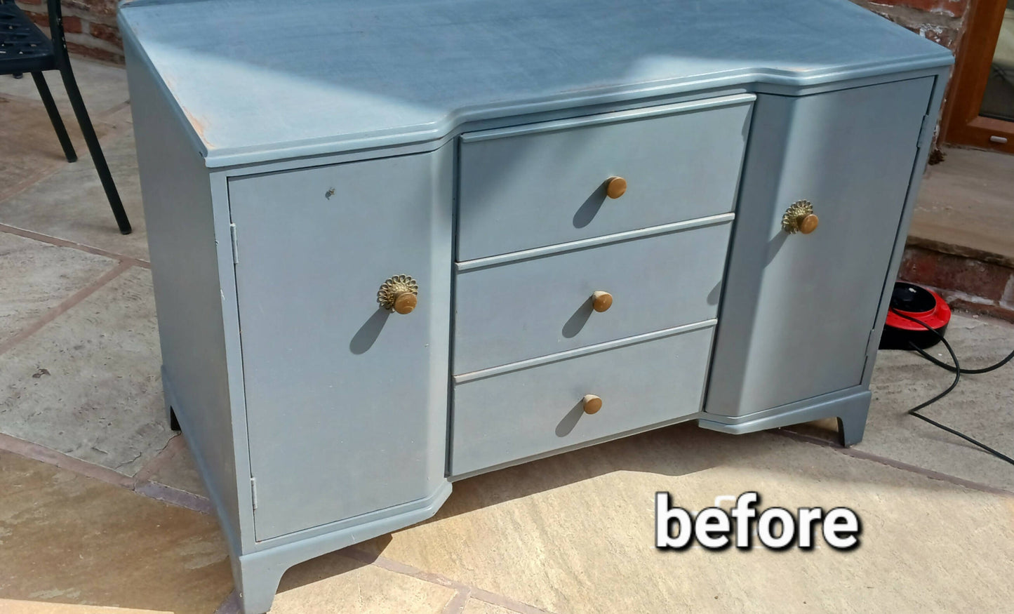 Blue Vintage Sideboard