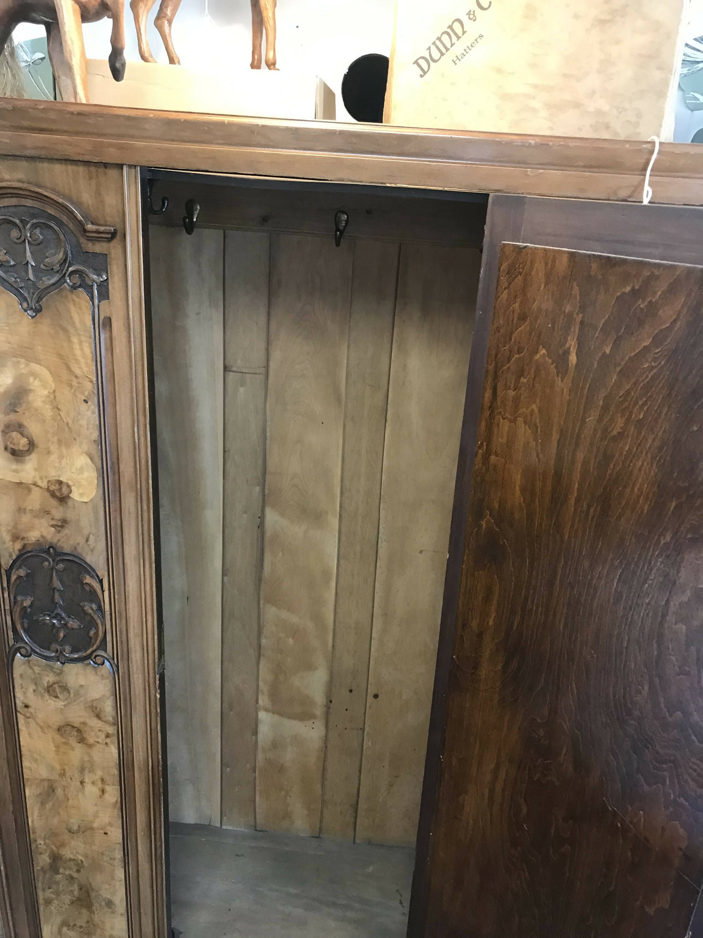 Large Antique Carved Wardrobe