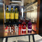 SOLD! MCM Black and gold leaf Drinks Cabinet on Steel Legs - Danish Teak (Maria)