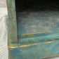 Vintage Blue Floral Painted Bedside Cabinets