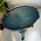 Vintage Hand Painted Blue Coffee Table