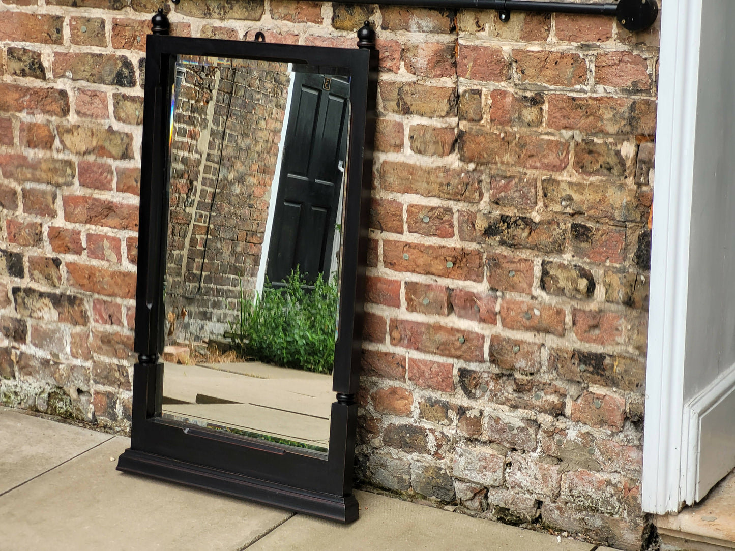 Large Vintage Navy Mirror