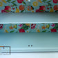 Vintage Pine Retro Sideboard, Teal Kitchen Cupboard Tropical Interior, 1970s Pastel Dopamine Decor Storage Unit, Yellow Cup Handles