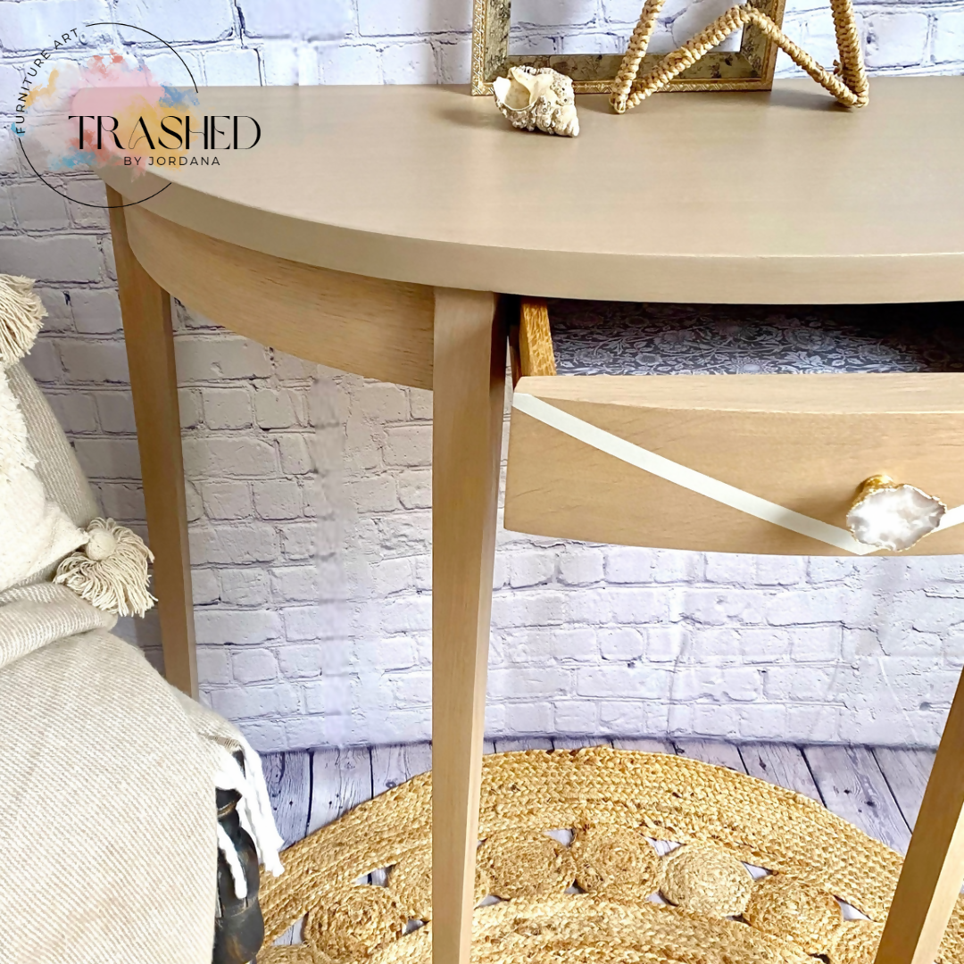 **SOLD DO NOT PURCHASE ** Half Moon Console Table